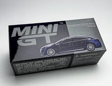 Load image into Gallery viewer, MINIGT 1:64 Blue EQS 580 4MATIC EV Sports Model Diecast Metal Car #559 New