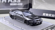 Load image into Gallery viewer, FH 1:64 Black Carbon Skyline GTR R33 Nismo 400R Model Diecast Metal Car New Collection
