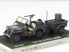 Load image into Gallery viewer, TM 1:64 Military Wellys MB Trailer Model Diecast Metal Car New Collection