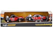 Load image into Gallery viewer, Maisto 1:24 1948 F1 Pickup 1967 Mustang GT Transport Flatbed Model Metal Car
