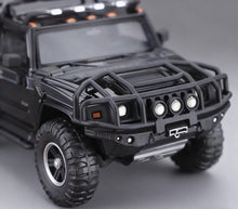 Load image into Gallery viewer, MK 1:64 HEC Black H2 Fire Dep. Rescue Vehicle ORV Model Diecast Metal Car New Collection