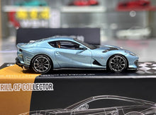 Load image into Gallery viewer, TOC 1:64 Ice Blue 812C Coupe Racing Sports Model Diecast Metal Car New Collection
