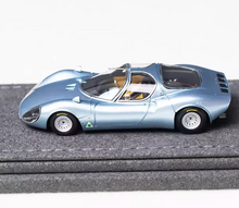 Load image into Gallery viewer, DMH 1:64 Ice Blue Tipo33 Stradale Racing Sport Model Diecast Resin Car New Collection