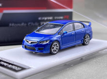 Load image into Gallery viewer, MH 1:64 Blue JDM Civic Type R FD2 Racing Sports Model Diecast Metal Car BN