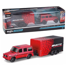Load image into Gallery viewer, Maisto 1:64 Red G Class SUV Trailer Model Toy Diecast Metal Car BN