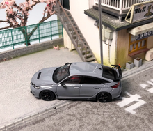 Load image into Gallery viewer, Hobby Japan 1:64 JDM Gray Civic Type R FL5 Engine Model Diecast Metal Car New