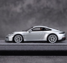 Load image into Gallery viewer, 1:64 DPM Silver 911 992 ST Sports Model Diecast Resin Car New Collection