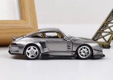 Load image into Gallery viewer, DCM 1:64 Silver RWB 993 Classic Sports Model Diecast Metal Car New Collection