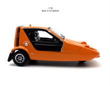Load image into Gallery viewer, 1:76 Orange Bond Bug Tricycle Tricar Sport Classic Model Diecast Metal Car New Collection