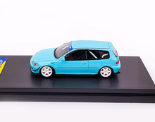 Load image into Gallery viewer, YM 1:64 JDM Blue Spoon Civic EG6 Hatchback Sports Model Diecast Resin Car New