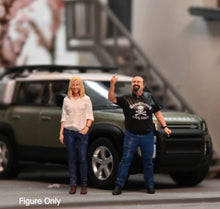 Load image into Gallery viewer, 1:64 Painted Figure Miniature Mini Resin Model Diorama Rock Man and Woman Set