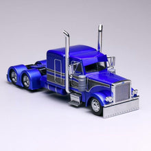 Load image into Gallery viewer, 1:64 596 Blue Peterbilt W983 379 Truck Tractor Model Diecast Metal Car New Collection