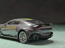 Load image into Gallery viewer, TSC 1:64 Gray Decal VANTAGE V12 Sports Model Diecast Metal Car New Collection