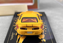 Load image into Gallery viewer, YM 1:64 Yellow JDM Supra JAZ80 Racing Sports Model Diecast Resin Car New
