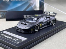 Load image into Gallery viewer, MJ 1:64 Matte Black Huracan LP610 GT Sports Model Diecast Metal Car New Collection