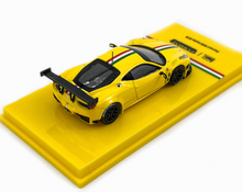 Load image into Gallery viewer, Tarmac 1:64 Yellow Ferrari 458 Italia GT3 Sports Model Diecast Metal Car New Collection
