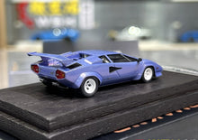 Load image into Gallery viewer, 1:64 Deepmaker Light blue Countach 5000s Sports Model Diecast Resin Car New Collection