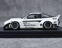 Load image into Gallery viewer, MT 1:64 Pearl White Silvia S13 180SX Rocket Bunny Model Diecast Metal Car New Collection