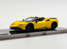 Load image into Gallery viewer, U2 1:64 Yellow Novitec SF90 Spider Convertible Sports Model Diecast Resin Car
