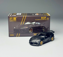 Load image into Gallery viewer, Xcartoys 1:64 Black Carbon JDM Supra A90 Sports Model Diecast Metal Car New Collection