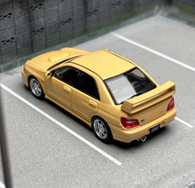 Load image into Gallery viewer, 1:64 Furuya HEC Yellow Impreza WRX STI VII 7 Sedan Model Diecast Metal Car New