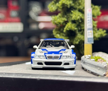 Load image into Gallery viewer, AR 1:64 Silver Blue NFS M3 GTR E46 Coupe Sports Model Diecast Metal Car New Collection