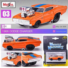 Load image into Gallery viewer, Maisto 1:64 Orange 1966 Charger Muscle Sports Model Toy Diecast Metal Car