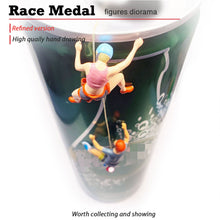 Load image into Gallery viewer, 1:64 Painted Figure Mini Model Miniature Resin Diorama Sand Man Lady Rock Climb