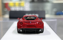 Load image into Gallery viewer, 1:64 CL Red Black Rims Romeo 4C Coupe Sports Model Diecast Resin Car New Collection