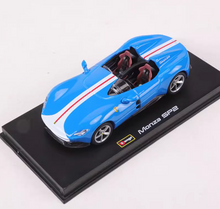 Load image into Gallery viewer, Bburago 1:43 Blue Monza SP2 Racing Sports Model Diecast Metal Car Box New