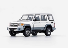 Load image into Gallery viewer, BM 1:64 Silver Land Cruiser LC76 SUV ORV Off Road Model Diecast Metal Car New Collection