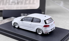 Load image into Gallery viewer, Maxwell 1:64 White VW Golf GTI MK6 VIP BBS Sports Model Diecast Metal Car New Collection