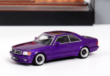 Load image into Gallery viewer, RM 1:64 Purple 560 SEC AMG W126 Coupe Sports Model Diecast Metal Car New Collection