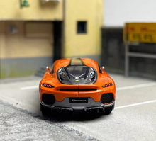 Load image into Gallery viewer, HKM 1:64 Orange Gemera Super Racing Sports Model Diecast Metal Car