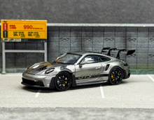 Load image into Gallery viewer, LMLF 1:64 Gray Carbon 911 992 GT3 RS Racing Sport Model Diecast Metal Car New Collection
