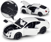 Load image into Gallery viewer, WELLY 1:24 Continental Super Racing Sports Model Diecast Metal Car Display