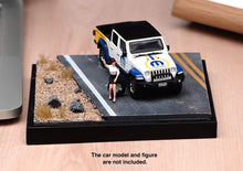 Load image into Gallery viewer, 1:64 Painted Car Model Base Miniature Diorama Sand Road Highway Scenario Rock