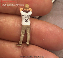 Load image into Gallery viewer, 1:64 Painted Figure Mini Model Miniature Resin Diorama Street Tattoo Man Boy Guy