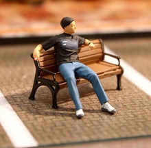 Load image into Gallery viewer, 1:64 Painted Figure Mini Model Miniature Diorama Sand Street Boy Man Girl Lady Collection