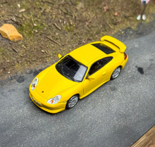Load image into Gallery viewer, Tarmac 1:64 Yellow 911 GT3 Type 996 Sports Model Diecast Metal Car New Collection