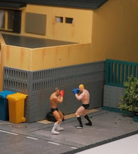 Load image into Gallery viewer, 1:64 Painted Figure Mini Model Miniature Resin Diorama Sand Fighting Boxer Man