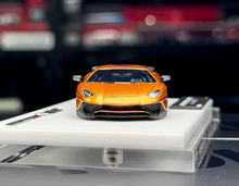 Load image into Gallery viewer, Tardis 1:64 Orange Aventador LP750-4 SV Sports Model Diecast Resin Car New Collection