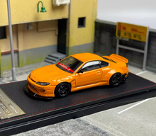 Load image into Gallery viewer, SW 1:64 Orange JDM S15 Slivia Widebody Racing Sports Model Diecast Metal Car