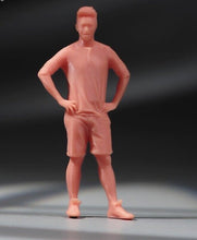 Load image into Gallery viewer, 1:64 Painted Unpainted Figure Model Miniature Resin Diorama Sand Akimbo Man Boy