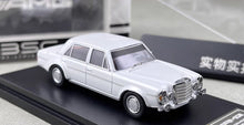 Load image into Gallery viewer, BSC 1:64 White 300SEL W109 AMG 6.8 Sedan Classic Model Diecast Metal Car New Collection
