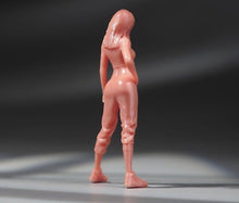 Load image into Gallery viewer, 1:64 Painted Unpainted Figure Model Miniature Resin Diorama Sand Cool Hot Girl