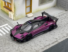 Load image into Gallery viewer, CM 1:64 Purple Zonda Revolucion REV Racing Sports Model Diecast Metal Car New Collection