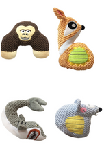 Load image into Gallery viewer, Dog Squeaky Toys Animal Shape Chew Puppy Fluffy Toy Teeth Grinding Durable Pet