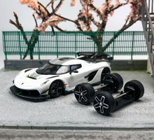 Load image into Gallery viewer, CM 1:64 White Jesko Absolut Super Racing Sport Model Diecast Metal Car New Collection