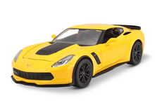 Load image into Gallery viewer, Maisto 1:24 2015 Yellow Z06 Racing Sports Model Toy Diecast Metal Car BN